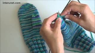 How to knit mittens  video tutorial with detailed instructions [upl. by Groark]