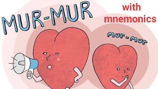 SYSTOLIC AND DIASTOLIC MURMURS❤️  with mnemonics [upl. by Montana]