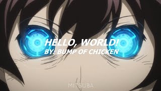 Kekkai Sensen  Opening  Sub esp  Hello world By Bump of chicken [upl. by Yi]