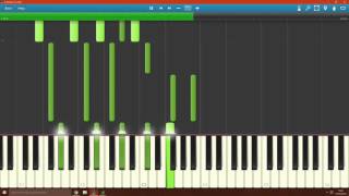 Mellon Collie and the Infinite Sadness  Piano Tutorial Synthesia [upl. by Elledoj]