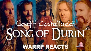 GEOFF FOGHORN CASTELLUCCI BRINGS BACK THE DWARVES WARRP Reacts To Song Of Durin [upl. by Eceinwahs]