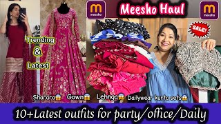 💕Meesho Haul Meesho Latest Partywear Affordable suitsMeesho Designer GownMeesho Kurta SetMeesho💕 [upl. by Merrell]