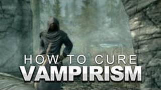 Skyrim How to Cure Vampirism [upl. by Ramilahs809]