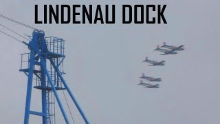 Kiel Friedrichsort LindenauDock  Flugzeuge im Tiefflug  Aircrafts in deep flight [upl. by Fillander]