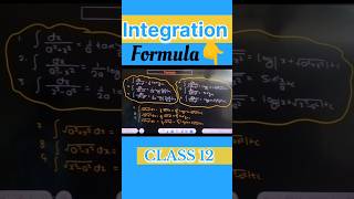 Integration Important formula  Class 12  integral formula [upl. by Ashlee689]