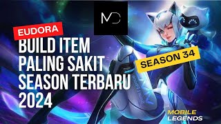 Build item paling sakit eudora season terbaru 2024mobilelegends eudora mage [upl. by Medwin688]