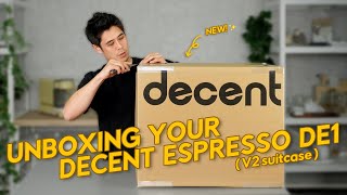 Unboxing your Decent Espresso DE1 v145 v2 suitcase [upl. by Shriver]