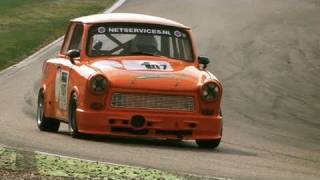 YTCC Hockenheimring 2011  Trabant 601 mit Wolfgang Ziegler [upl. by Ahsinut183]