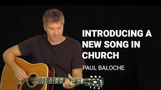 Paul Baloche  Introducing a new song in church [upl. by Galitea]