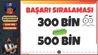 YKS Başarı Sıralaması 300500K En İyi Meslek ve Sıralama Hesaplaması 2020yks [upl. by Syverson]