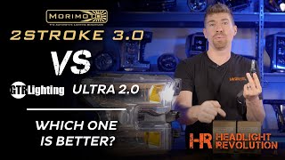 Morimoto 2Stroke 30 vs GTR Lighting Ultra 2  Which LED bulb is better  Headlight Revolution [upl. by Guillemette]