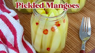 Pickled Mangoes  Burong Mangga [upl. by Annaeel]