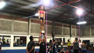 Xtreme Cheer  Fer amp Martin III Partner Stunt [upl. by Hafeetal164]