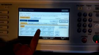 Change User password on Ricoh [upl. by Rapsag]