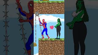 Please help SpiderMan save his sonspiderman JOKER hulk superheroes marvel [upl. by Erek]