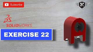 Solidworks Tutorial Exercise  22 AutoCAD3DModelakd solidworks design [upl. by Niatirb]