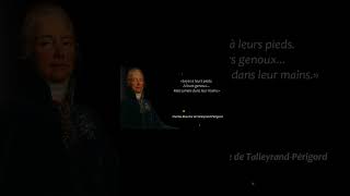 Citations de Talleyrand Sagesse et Diplomatie citations sagesse diplomatie histoiredefrance [upl. by Ellimak973]