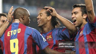 Ronaldinho Vs Real Madrid  T0405  J12  LaLiga ronaldinho fcbarcelona football futebol [upl. by Neyu]