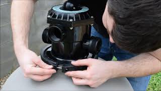 How To Install A Pool Sand Filter  Rx Clear Radiant 24quot Review [upl. by Aicileb158]