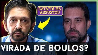 🚨VIRADA DE BOULOS ASSUSTA NUNES Datafolha desespera e ele foge de Marçal [upl. by Johnsson]