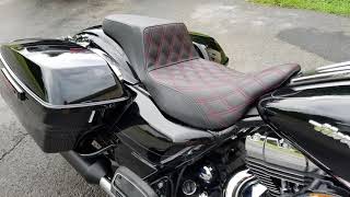 Custom Saddlemen Step Up Seat Harley Touring Overview  GetLoweredcom [upl. by Nishi]