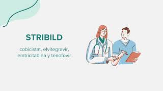 Stribild cobicistat elvitegravir emtricitabina y tenofovir  Drug Rx Información Español [upl. by Wennerholn]