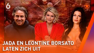 JADA en LEONTINE BORSATO openhartig over  SHOWNIEUWS [upl. by Ariaj]