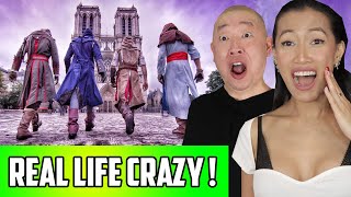 Assassins Creed  Parkour Reaction  Real Life Building Jumping [upl. by Daryl]