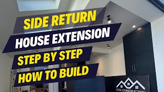 Side Return House Extension Step by Step Build [upl. by Jordan]