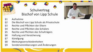 Schulanmeldung an der Bischof von Lipp Schule  Anmeldung 0710März818 Uhr amp 11März813 Uhr [upl. by Anallese628]