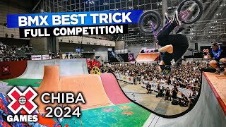 BMX Park Best Trick FULL COMPETITION  X Games Chiba 2024 [upl. by Neerihs]