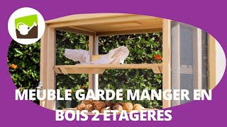 Que mettre dans un meuble garde manger en bois 2 étagères [upl. by Marie-Ann]