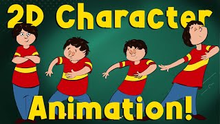 2D Character Animation ll 2D Character Animation Tutorial Class105 [upl. by Gipps]