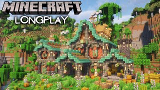 Minecraft Survival  Relaxing Longplay  Tuff amp Copper Starter House No Commentary Ep 1 [upl. by Ralyks]