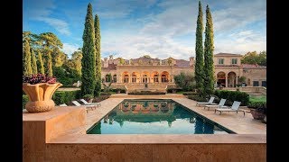 Intricate Palatial Chateau in Houston Texas  Sothebys International Realty [upl. by Yelehsa882]