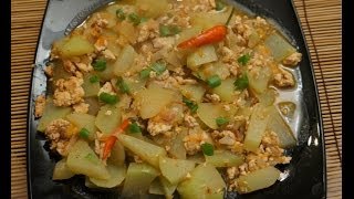 Filipino Food  Gingisang Sayote Recipe  ‪ Pinoy Recipe food of the Philippines‬ [upl. by Anreval]