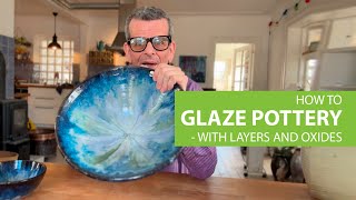 87 Multi Layer Pottery Glazing  With Oxides [upl. by Otsedom]