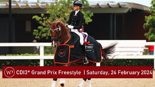 CDI3 Grand Prix Freestyle to Music  4CYTE™ Dressage by the Sea CDI 2024  Sat 24 February 2024 [upl. by Eniamreg540]