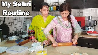 My Sehri Routine In 2020 Ramadan  Sehri Kitchen Routine  Life With Amna [upl. by Drusi965]