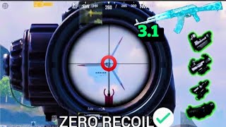 AKM New Zero Recoil sensitivity ✅ After Update 🔥AKM zero Recoil Gyroscope [upl. by Grubman962]