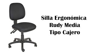 Funcionalidad Silla Ergonómica Rudy Media Tipo Cajero  Multilink Ergonómicos [upl. by Attinahs]