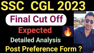 SSC CGL 2023 Final Expected Cut Off  CGL 2023 Statewise Vacancy  ssc CGL tier 2 expected cut off [upl. by Roselane575]