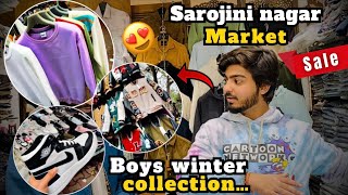 Sarojini Nagar Market Delhi  Boys Winter Collection 2023 😍 [upl. by Eleanore]