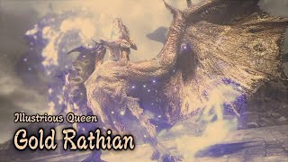 MH Rise Charge Blade Beginner VS Gold Rathian [upl. by Rennane]