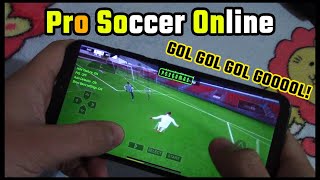 Pro Soccer Online Mobile  Android APK Gameplay   Perfect Goal [upl. by Claudine]