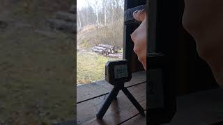 Baltic bullet 9x19 FMJ ammo chronograph velocity test Garmin Xero C1 Pro arex delta [upl. by Quartas]