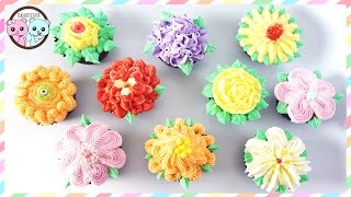 WILDFLOWER CUPCAKES FLOWER CUPCAKES CAKE [upl. by Klina89]