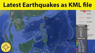 Get Latest Earthquakes as KML file [upl. by Hanah]