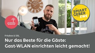 GästeWLAN mit der FRITZBox einrichten SMARTGEBER Jan zeigt wie’s geht [upl. by Rettke838]