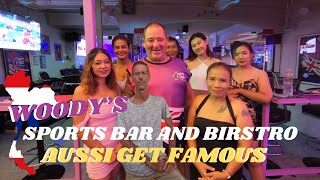 Woodys Sports Bar and Bistro Soi Bintabaht Get Famous [upl. by Asyle]